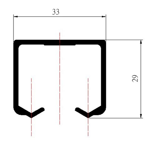 I型仿钢弧形轨道（弧形滑轨）